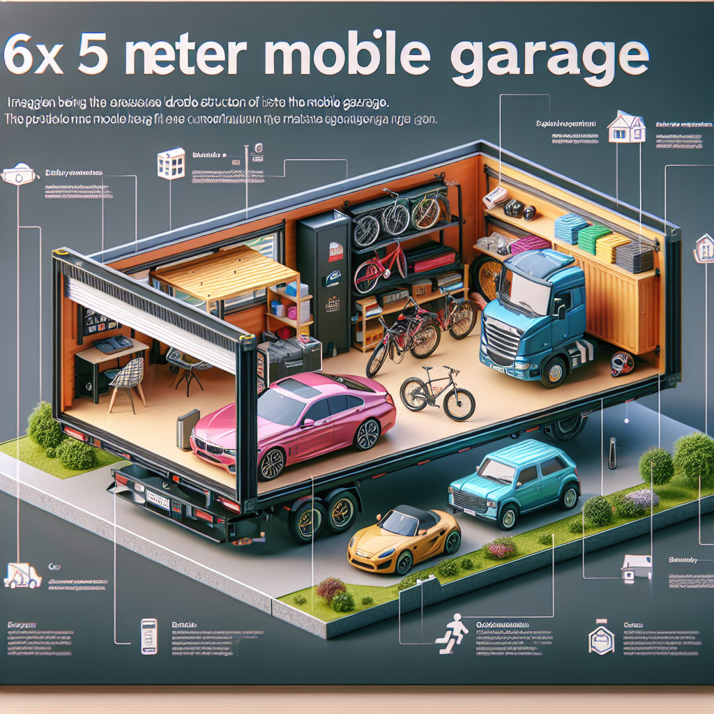 A 6x5 mobilgarázs használata kerti gépek tárolására