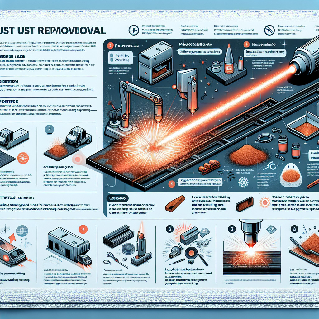 Wie wirkt sich die Rostentfernung mit einem Laser auf die Farbechtheit des Materials aus?